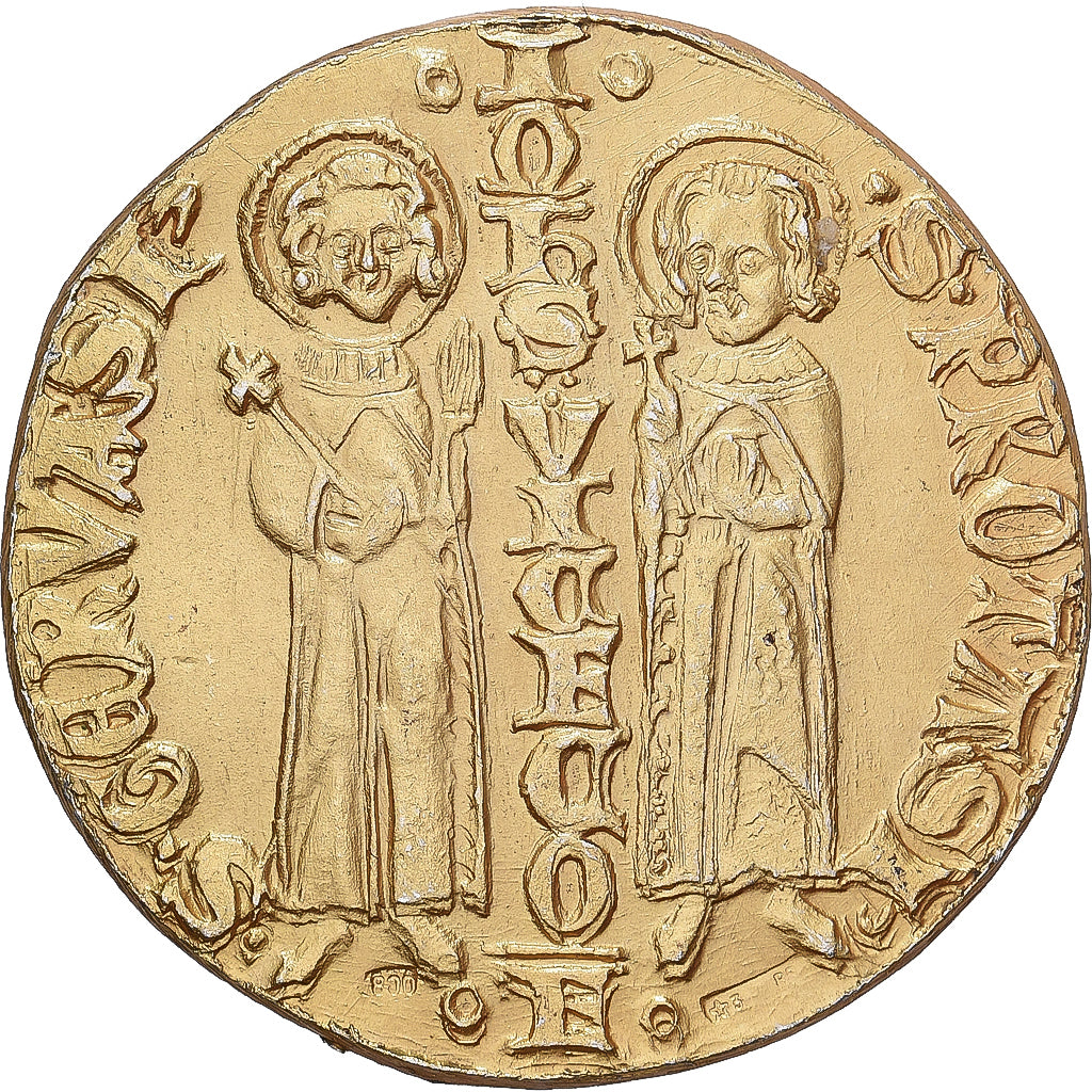 Italië, Medaille, Ambrogino d'Oro, Vermeil, Reproduction, PR