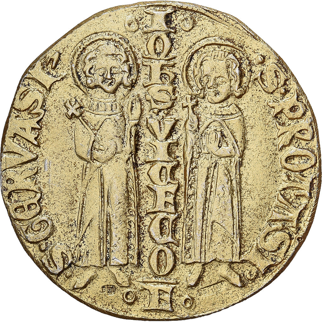 Italië, Medaille, Ambrogino d'Oro, Vermeil, Reproduction, PR