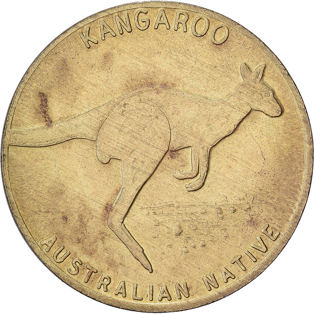Australia, Token, Featherdale wildlife Park, Sydney, Kangaroo, Brass, EF(40-45)
