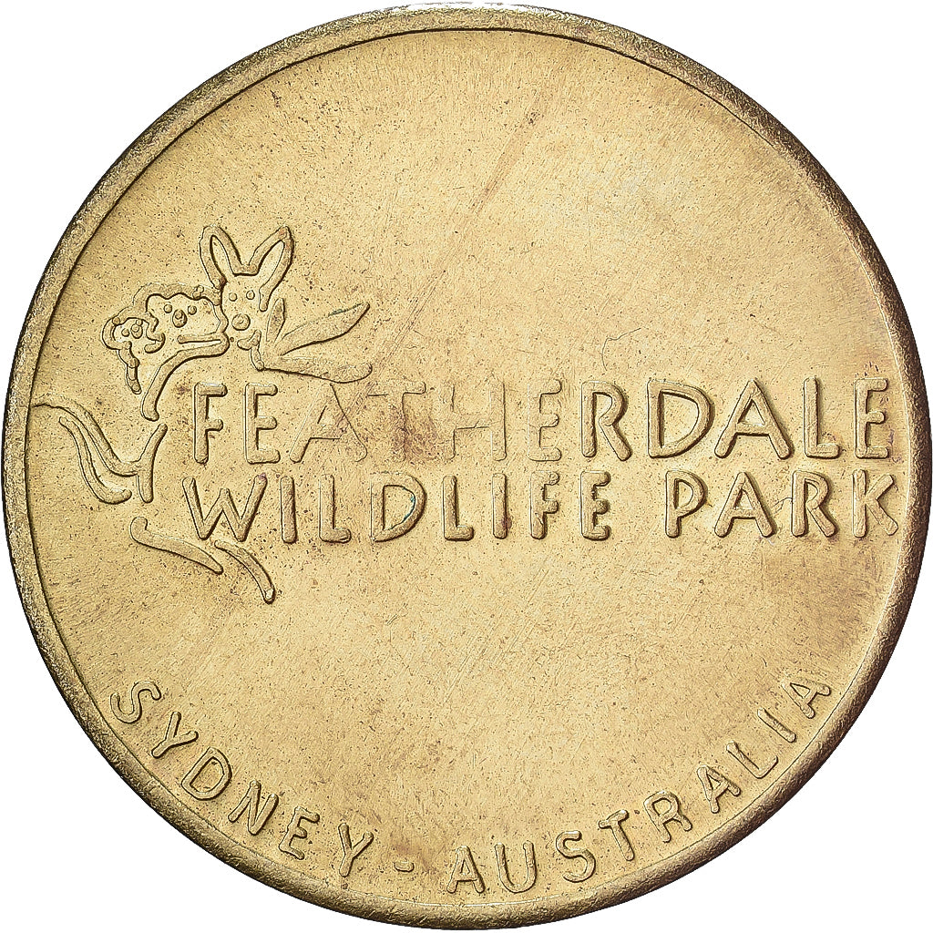 Australia, Token, Featherdale wildlife Park, Sydney, Kangaroo, Brass, EF(40-45)