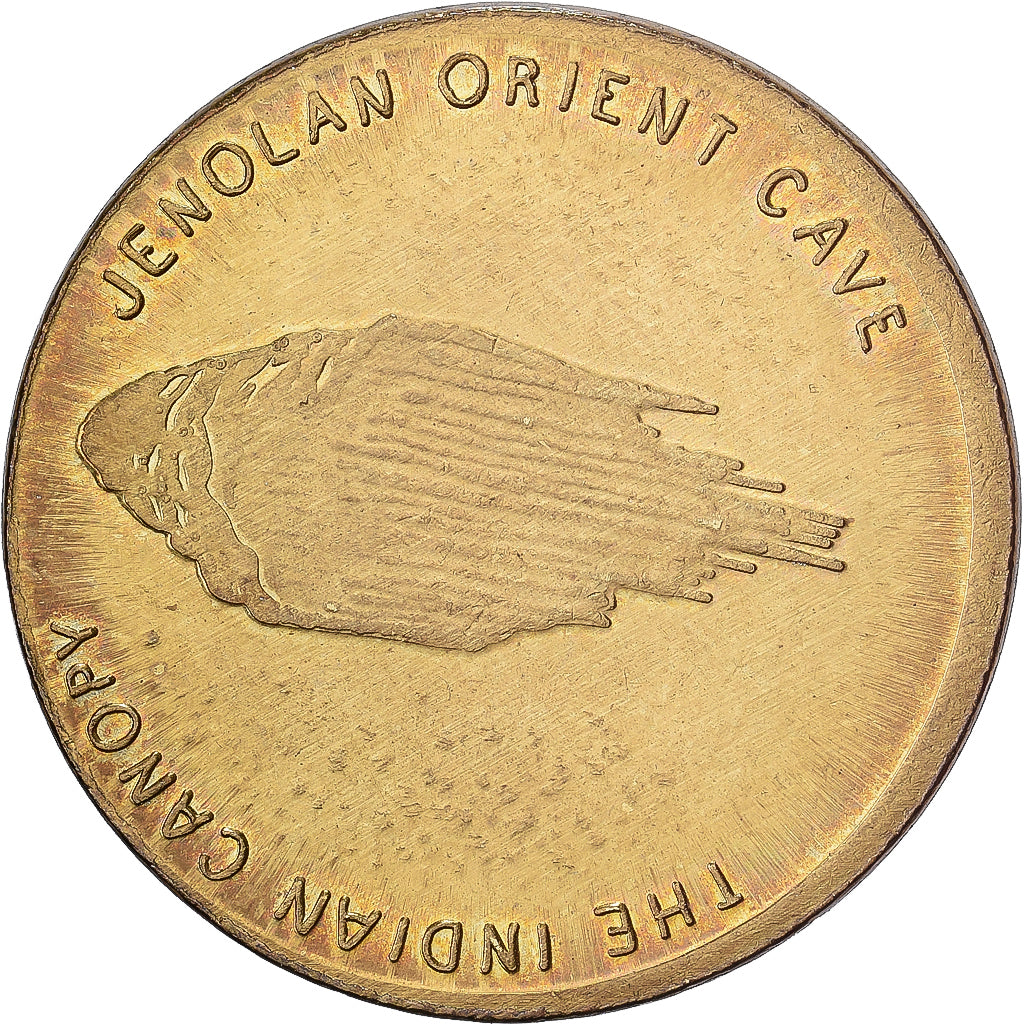 Australia, Token, The Indian Canopy Jenolan Orient Cave, Brass, AU(55-58)