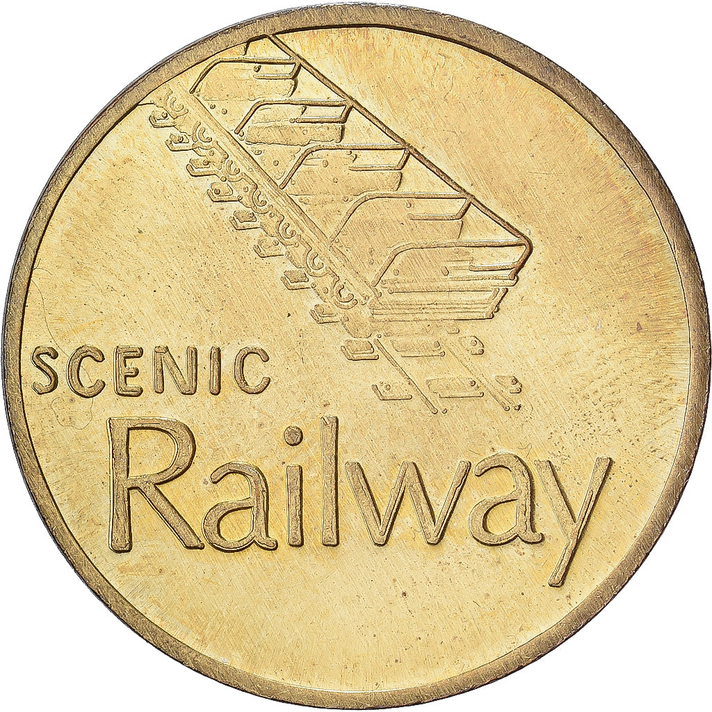 Australia, Token, Scenic Railway, Brass, AU(55-58)