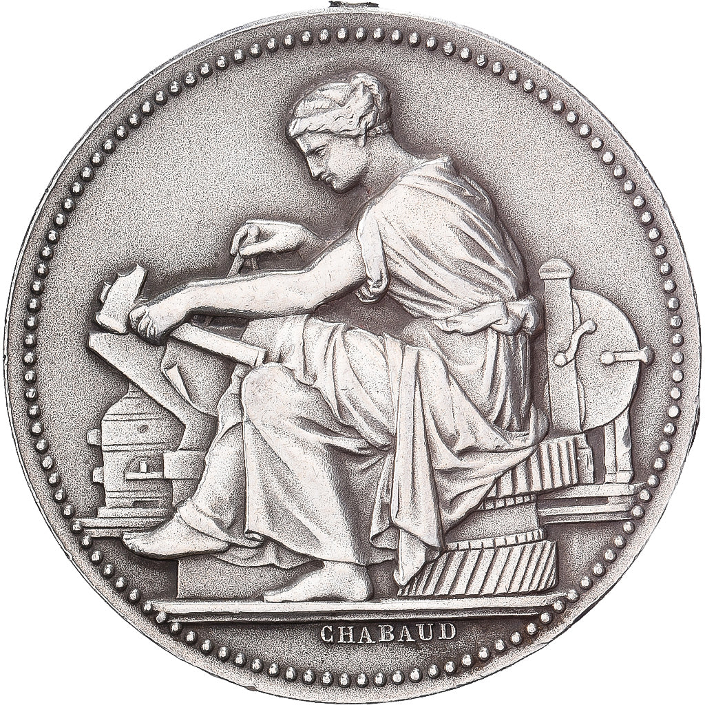 Francia, medaglia, Société Industrielle de Rouen, Argento, Chabaud, SPL-