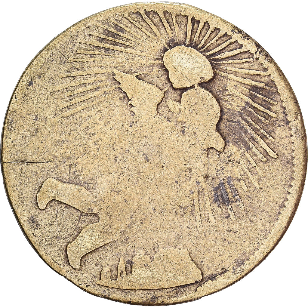 Mexico, 1/8 Real, Octavo Zacatecas, 1858, Zacatecas, Tin, ZG+