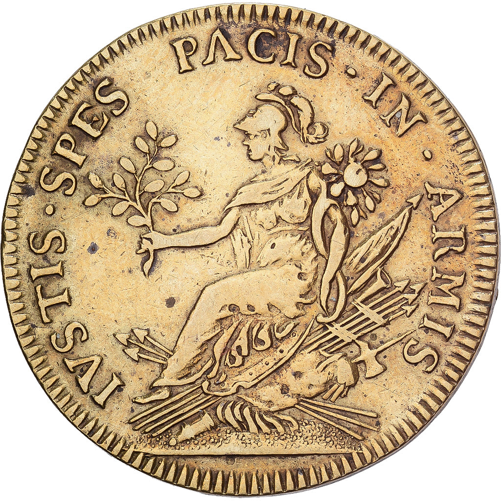Frankreich, betaalpenning, Louis XIV, Jeton de Compte, Messing, SS