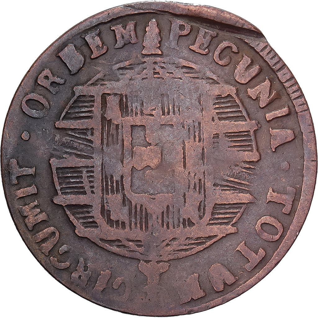 Brasilien, 10 Reis, 1821, Rio de Janeiro, Kupfer, S, KM:314.1