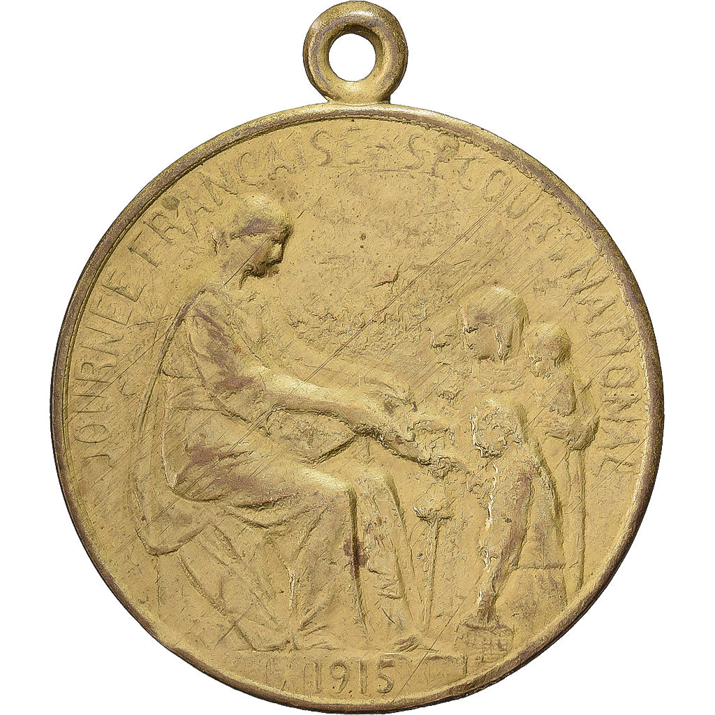 Francia, medaglia, Journée Française du Secours National, 1915, Ottone, BB