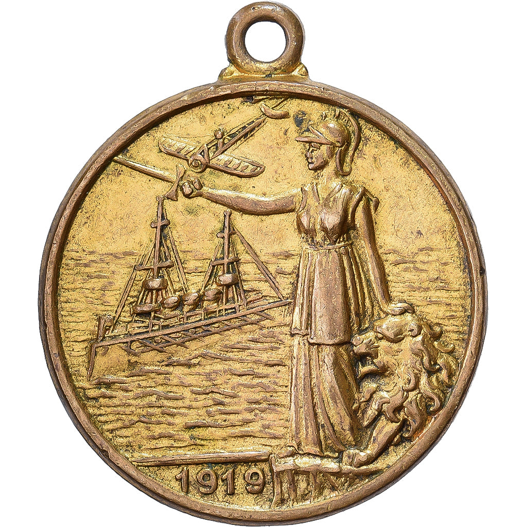 Verenigd Koninkrijk, Medaille, Peace Celebrations, 1919, Tin, ZF