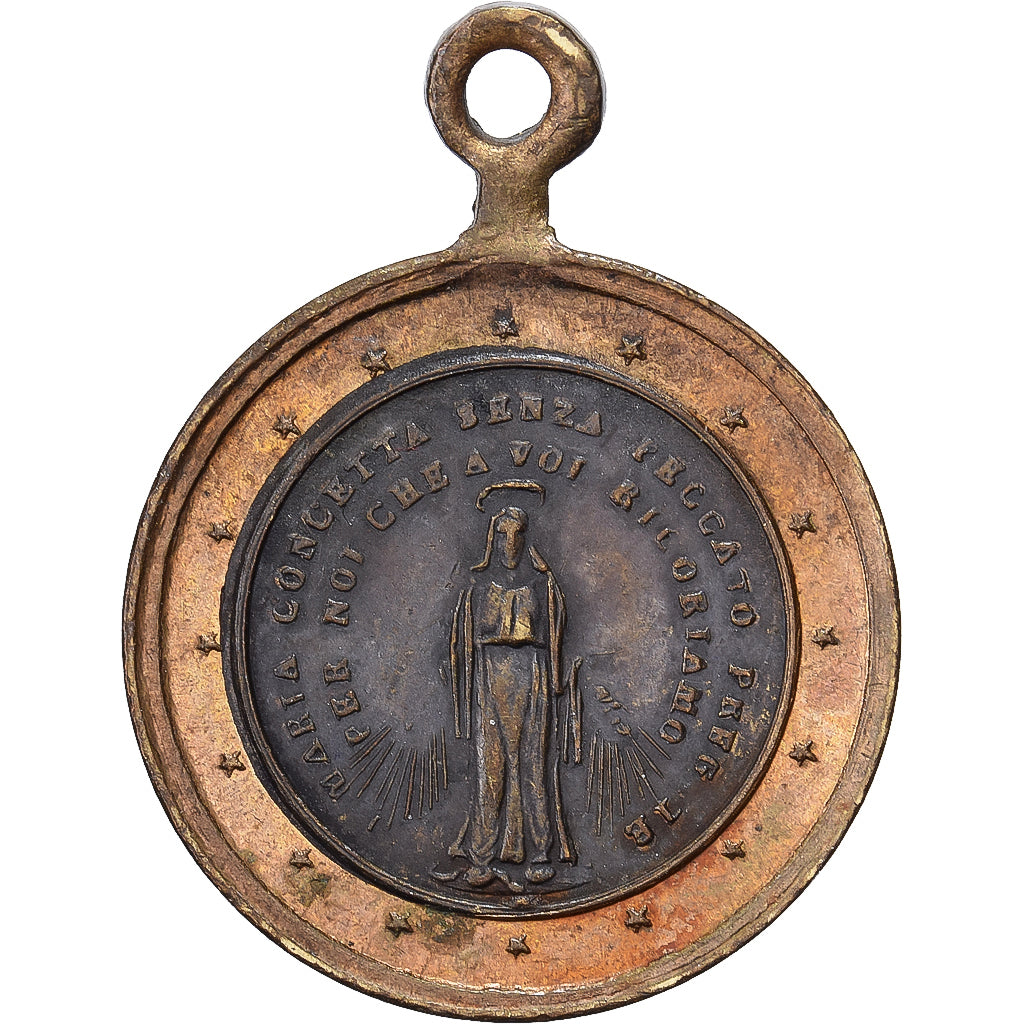 Vaticaanstad, Medaille, Léon XIII, Tin, ZF