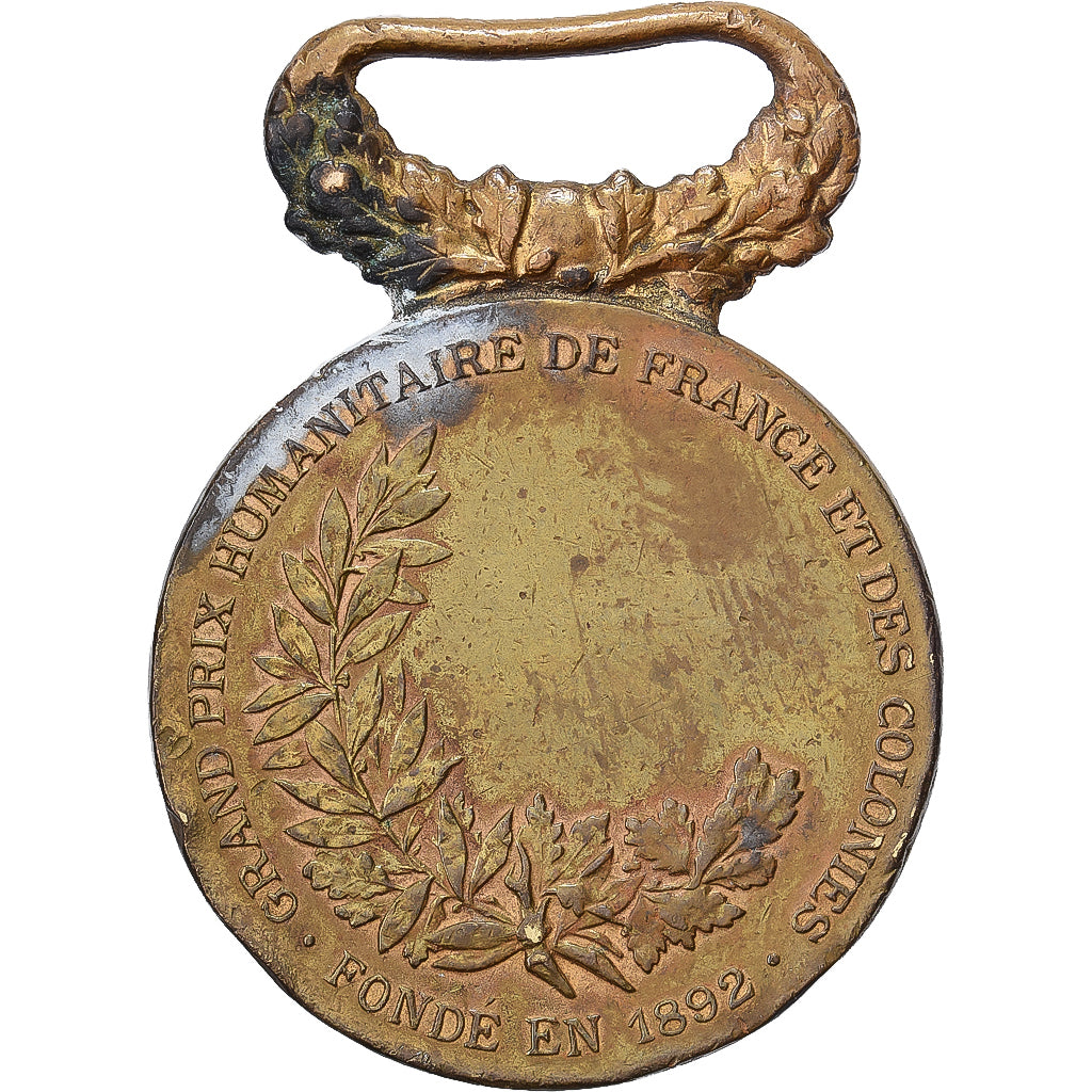 Francja, Grand Prix Humanitaire de France et des Colonies, medal, 1892, Dobra