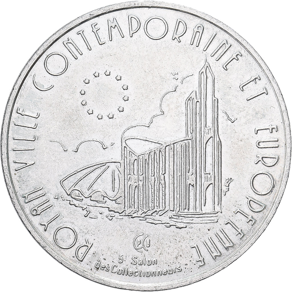 France, 25 Euro, Royan, 1996, Silver, AU(55-58)