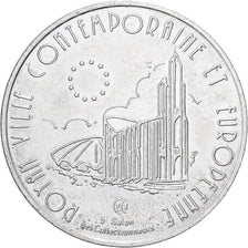 France, 25 Euro, Royan, 1996, Silver, AU(55-58)