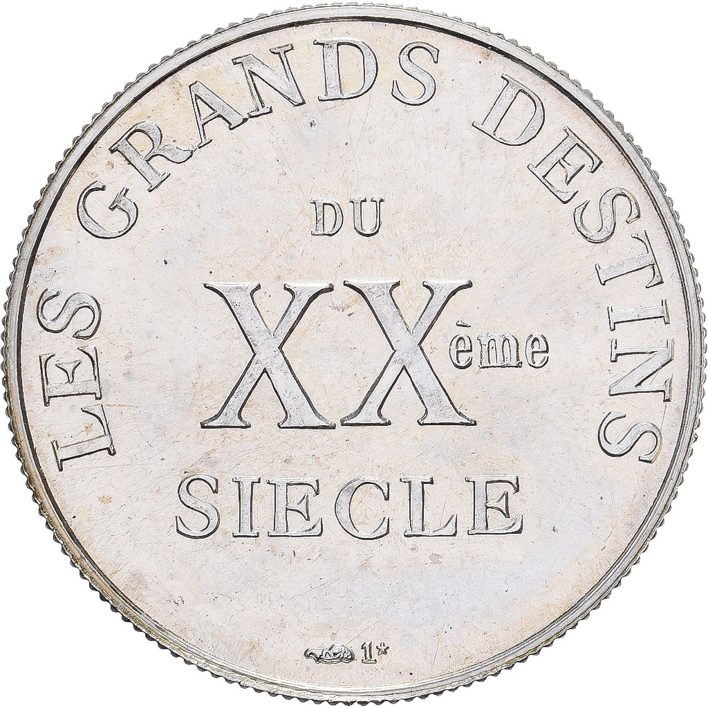 France, Medal, Charles De Gaulle, Les grands destins du XXe siècle, Silver