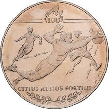 France, Medal, Jeux Olympiques d'Atlanta, Football, 1996, Copper-nickel