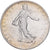 France, Franc, Semeuse, 1917, Paris, Silver, AU(55-58), Gadoury:467, KM:844.1