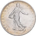 France, Franc, Semeuse, 1917, Paris, Silver, AU(55-58), Gadoury:467, KM:844.1