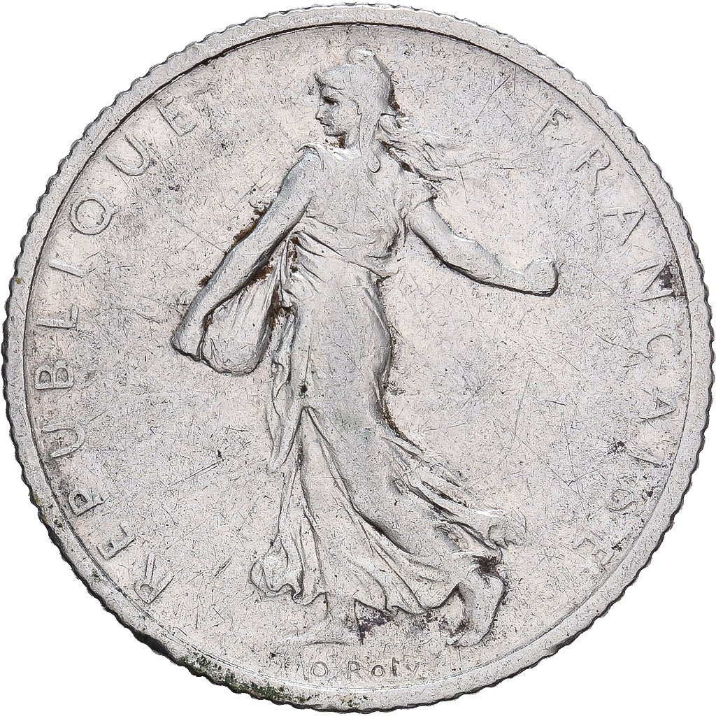 Francia, Franc, Semeuse, 1912, Paris, Argento, BB, Gadoury:467, KM:844.1