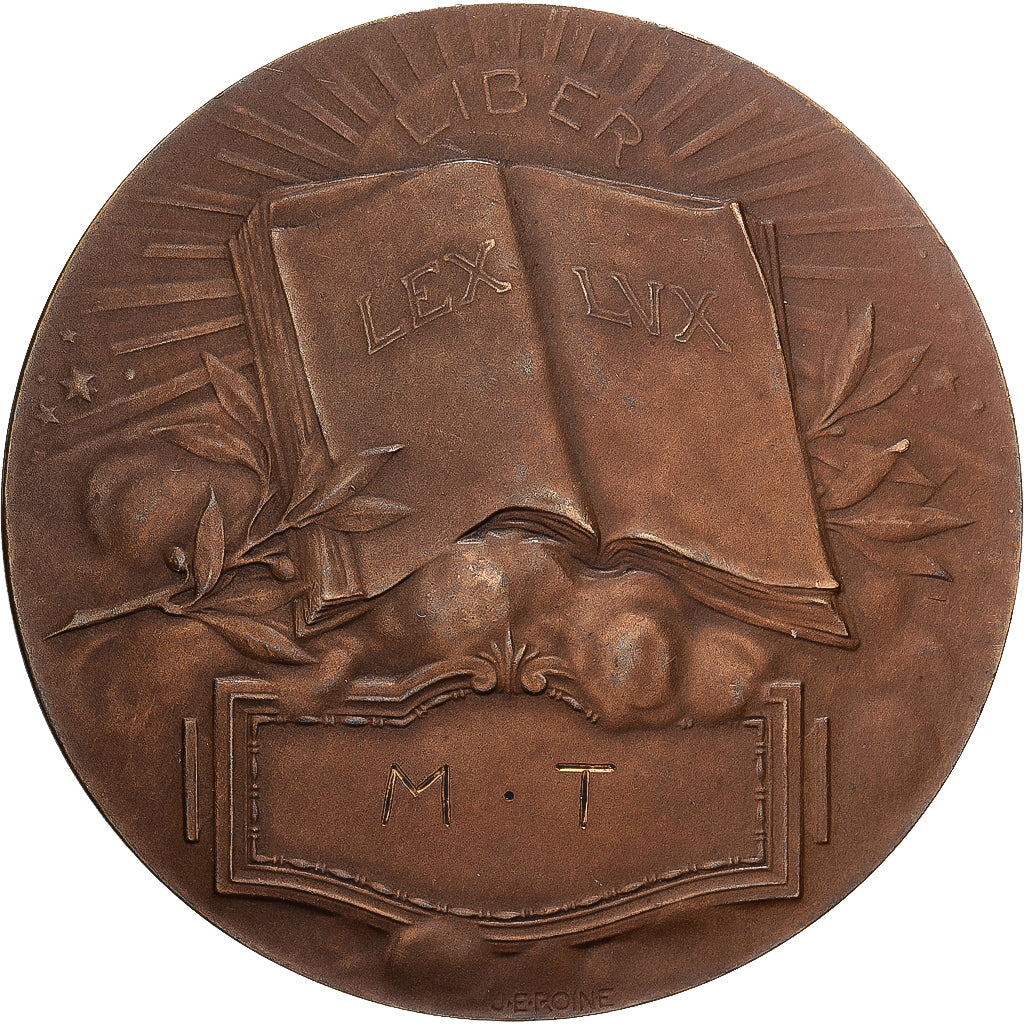 Francia, medaglia, Ligue des Droits de l'Homme, Bronzo, Jules-Edouard Roiné