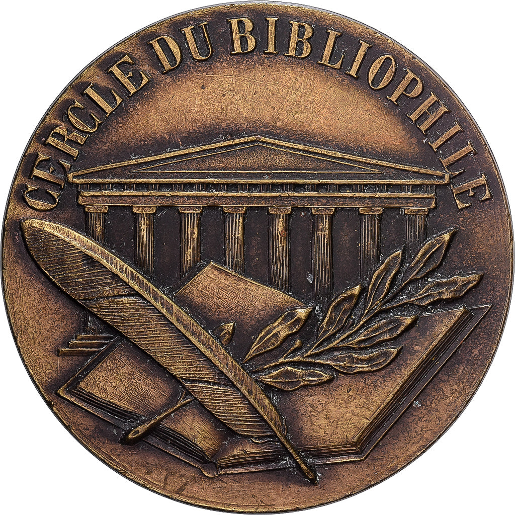 France, Medal, Cercle du Bibliophile., Bronze, EF(40-45)