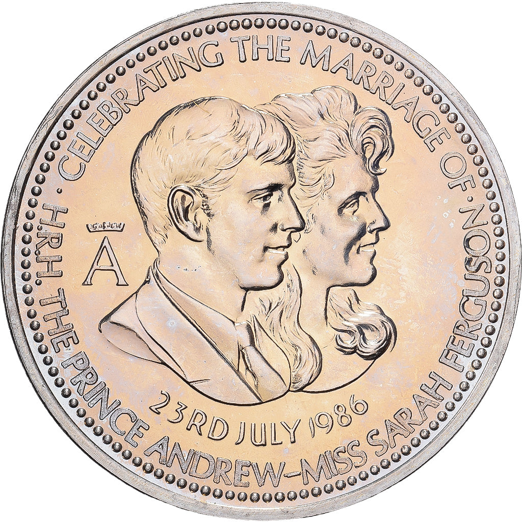 Verenigd Koninkrijk, Medaille, Mariage de Sarah Ferguson et d’Andrew d’York