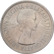 Great Britain, Elizabeth II, 1/2 Crown, 1953, Copper-nickel, AU(55-58), KM:893