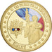 Francia, medalla, Les Piliers de la République, Egalité, 2016, Copper Gilt