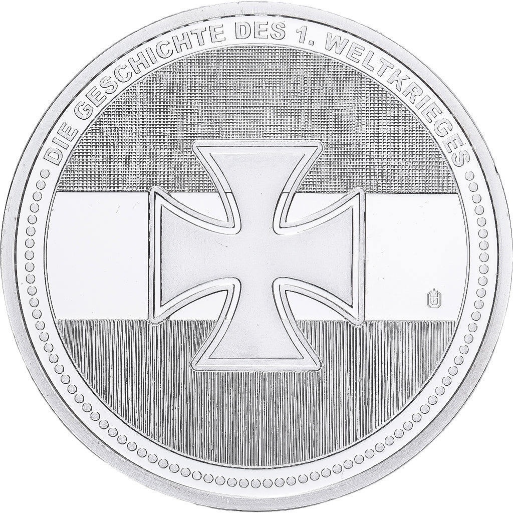 Duitsland, Medaille, Schlacht um Verdun, Verzilverd koper, FDC