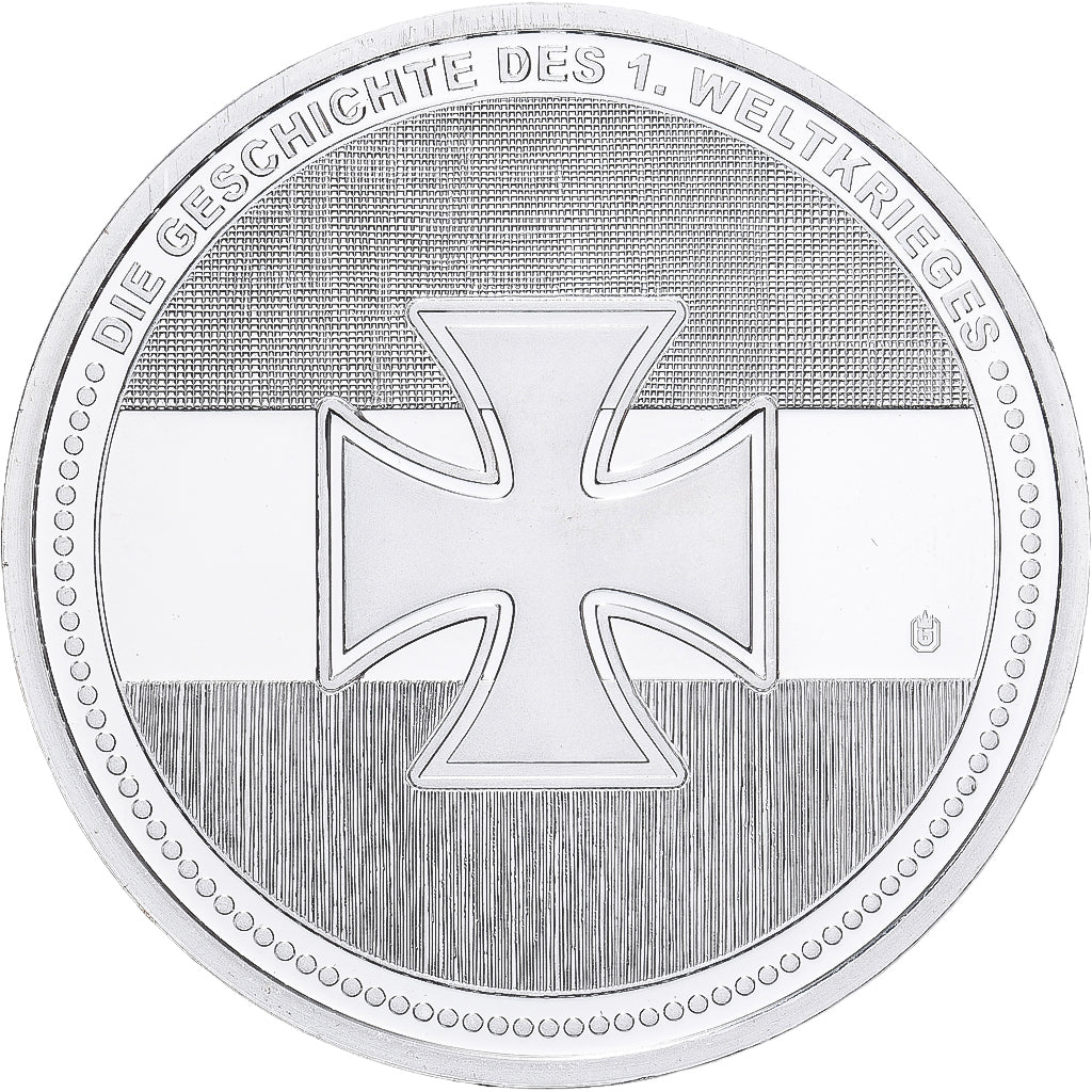 Duitsland, Medaille, Schlacht um Verdun, Verzilverd koper, FDC