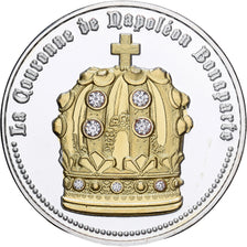 França, medalha, La Couronne de Napoléon Bonaparte, Prata Cromada a Cobre