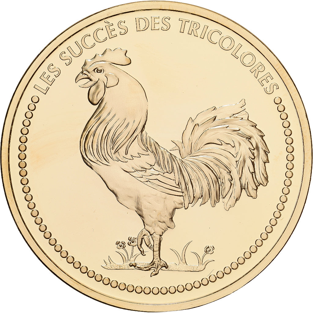 França, medalha, Football, la France, Champion d'Europe, 2000, Cobre-Níquel