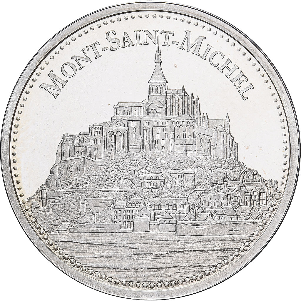 França, medalha, Le Mont Saint-Michel, Prata, MS(65-70)