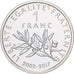 France, Medal, Coq, Fin du Cours Légal du Franc, Silver, MS(65-70)