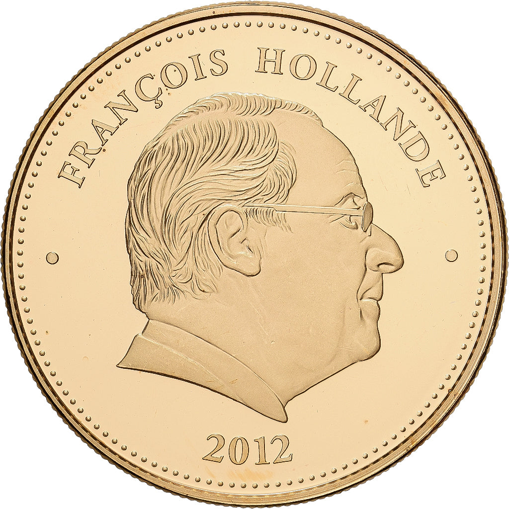 Francia, medaglia, François Hollande, Président de la République, 2012