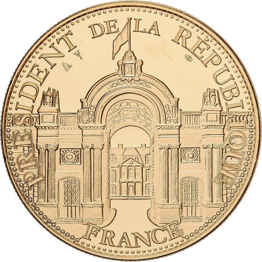 Francia, medaglia, Pompidou, Président de la République Française, Doratura