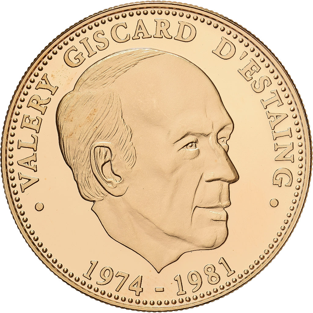 Francia, medaglia, Les Présidents de la République, Valery Giscard d'Estaing