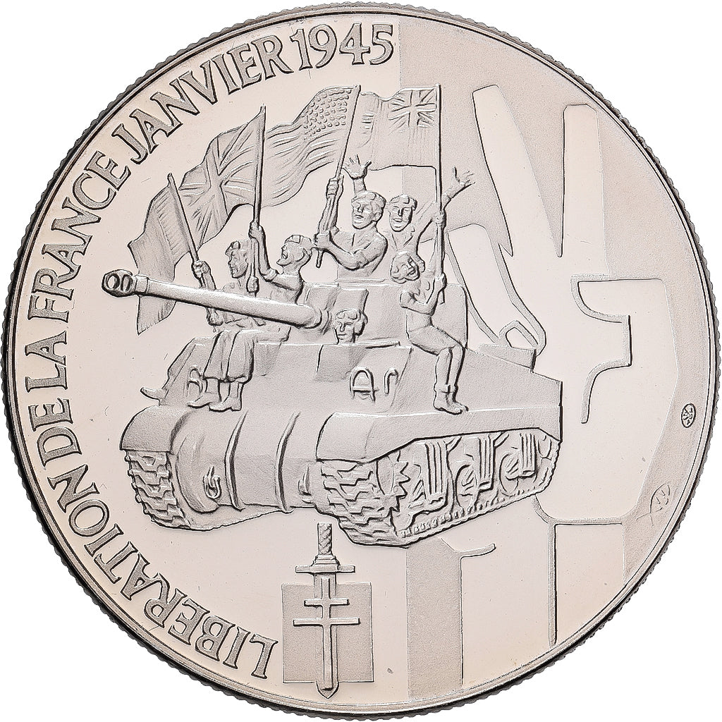 Francja, medal, 1939-1945, Libération de la France Janvier 1945, Miedzionikiel