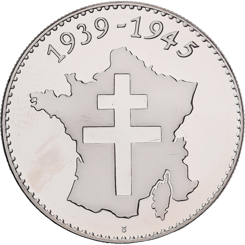 Francja, medal, 1939-1945, Libération de la France Janvier 1945, Miedzionikiel