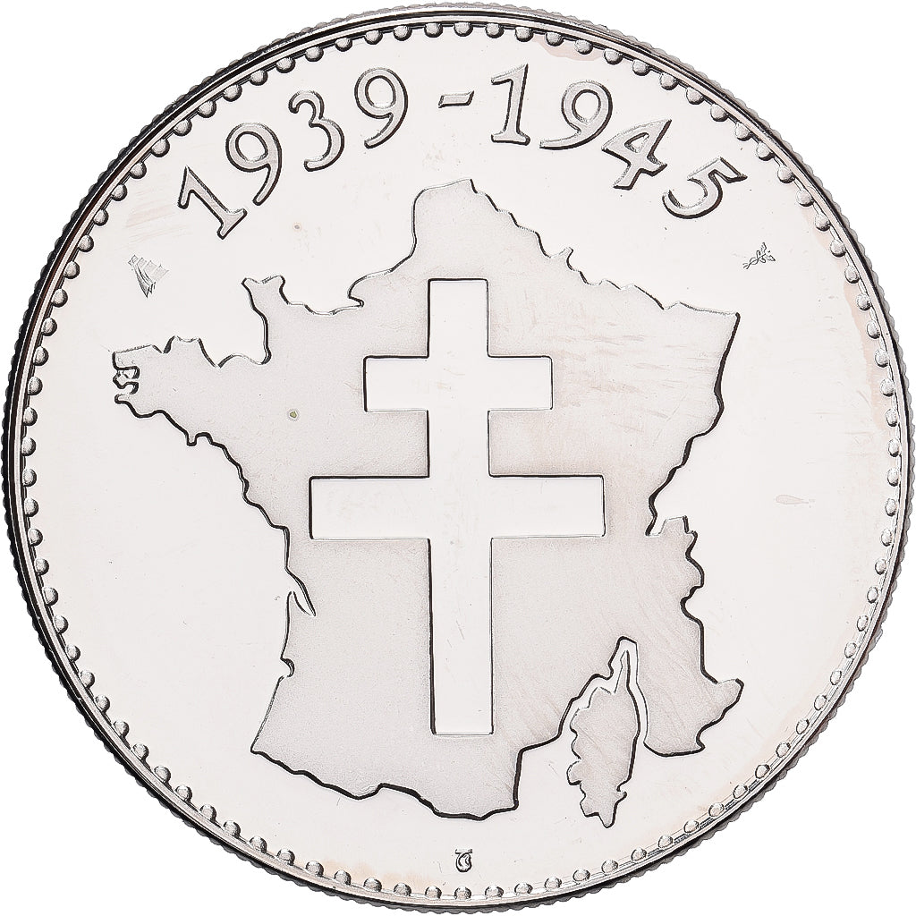 Francia, medalla, Seconde Guerre Mondiale, Victoire du 8 Mai 1945, Cuproníquel