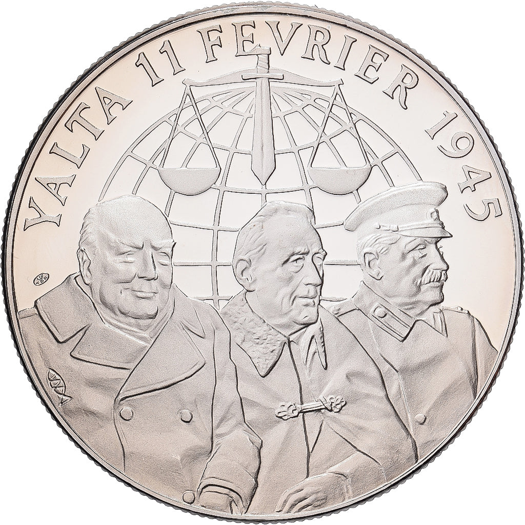 Frankreich, Medaille, Seconde Guerre Mondiale, Les Accords de Yalta