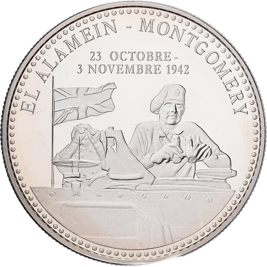 Francia, medaglia, Seconde Guerre Mondiale, El Alamein, Montgomery, Rame-nichel