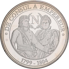 Frankreich, Medaille, Napoléon Bonaparte, de Consul à Empereur, Copper-nickel