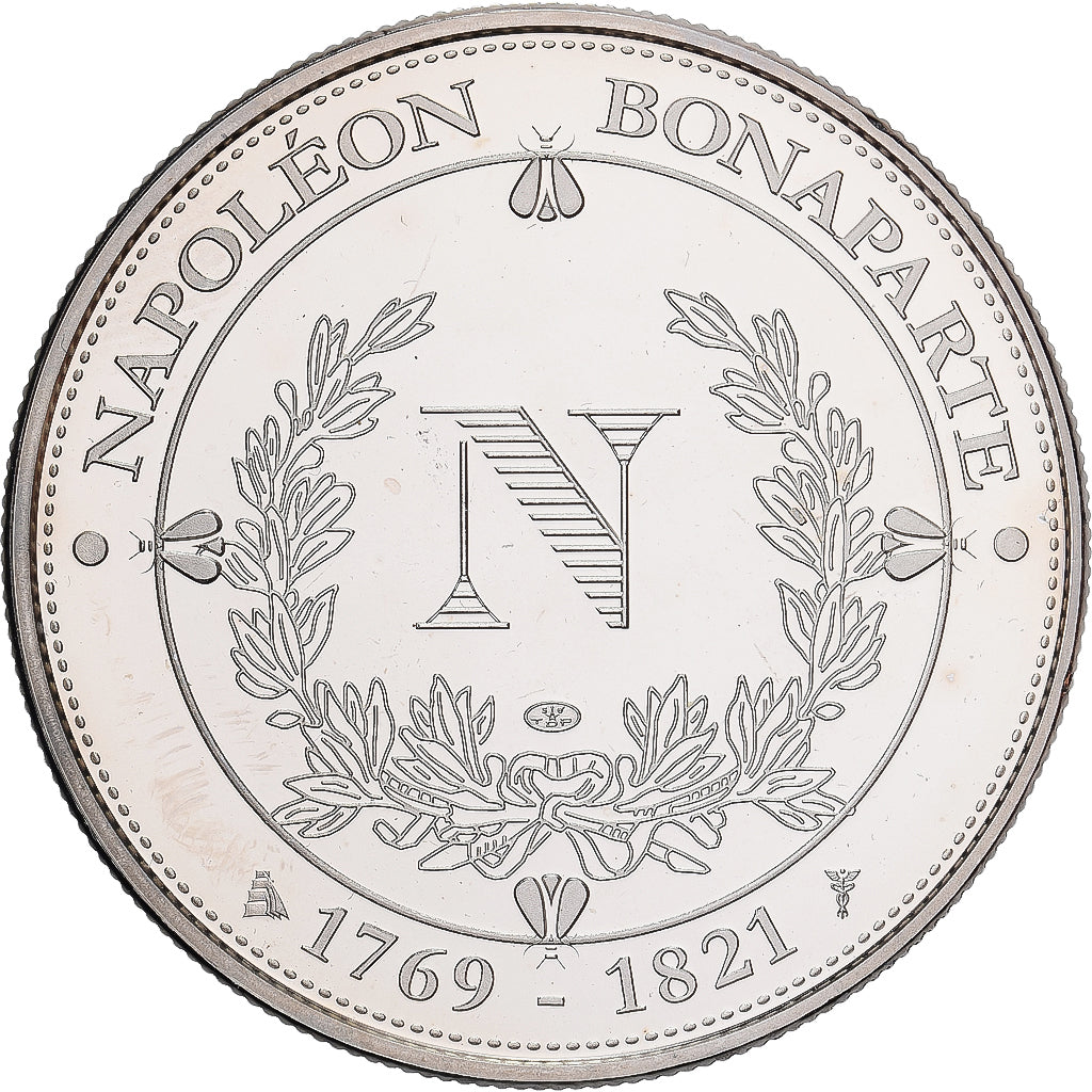 Francia, medaglia, Napoléon Ier, Adieux de Fontainebleau (1814), Rame-nichel