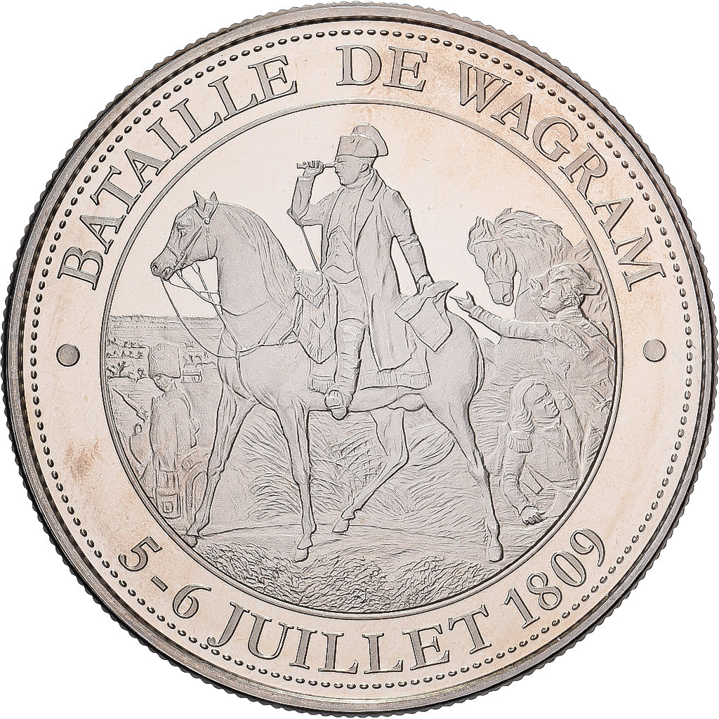 Francia, medaglia, Napoléon Ier, Bataille de Wagram (1809), Rame-nichel, SPL-