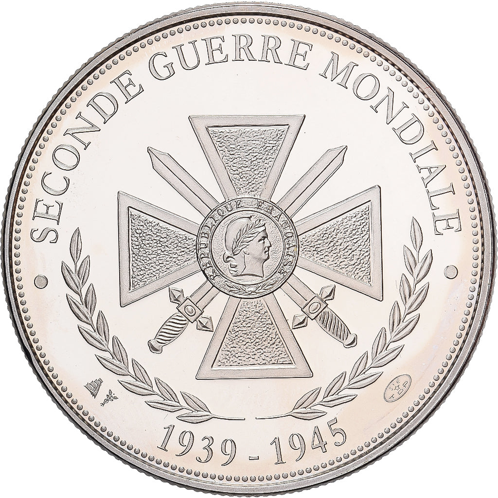 Francia, medaglia, Résistance - Jean Moulin, Rame-nichel, FDC