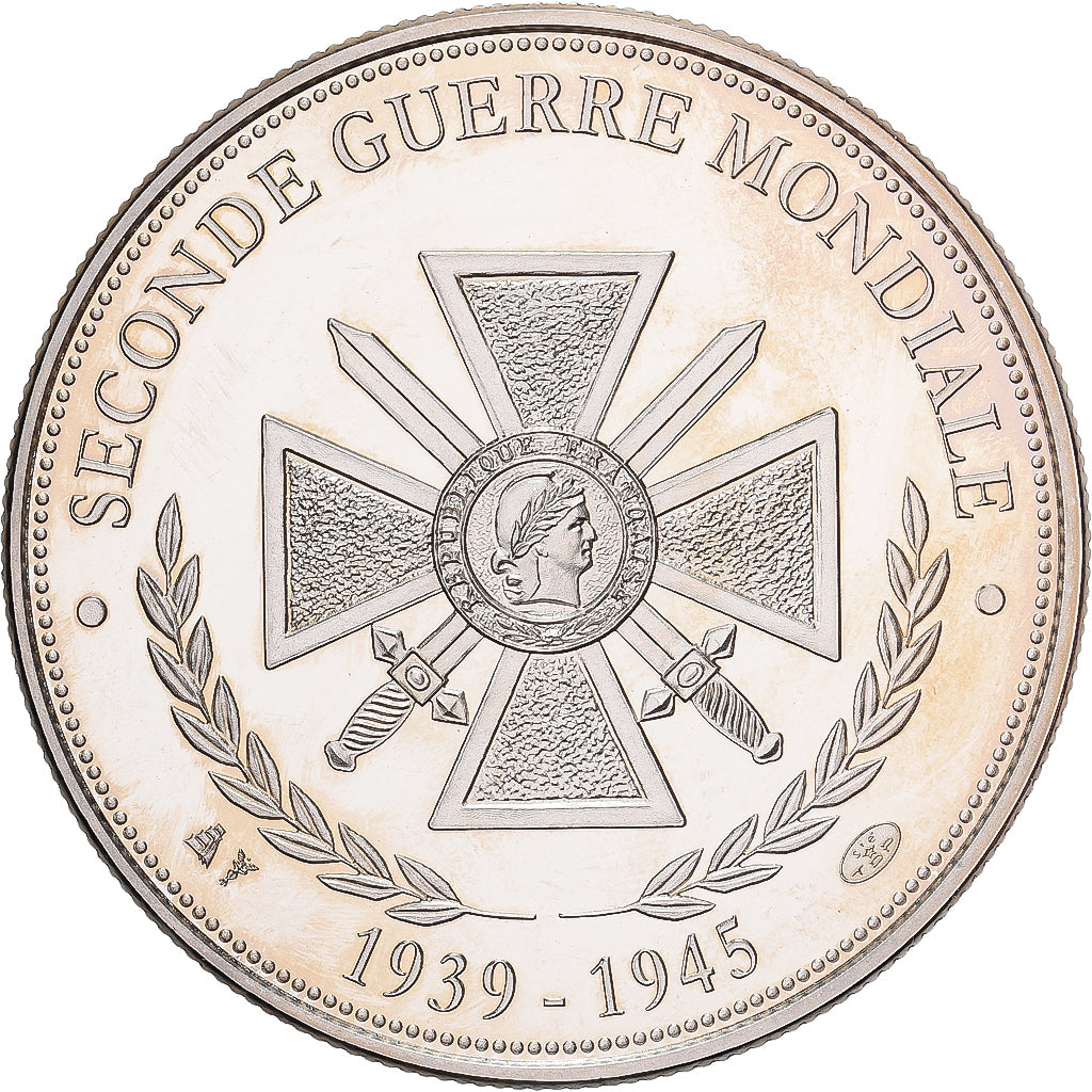 Francia, medaglia, Charles De Gaulle, Appel du 18 juin 1940, Rame-nichel, FDC