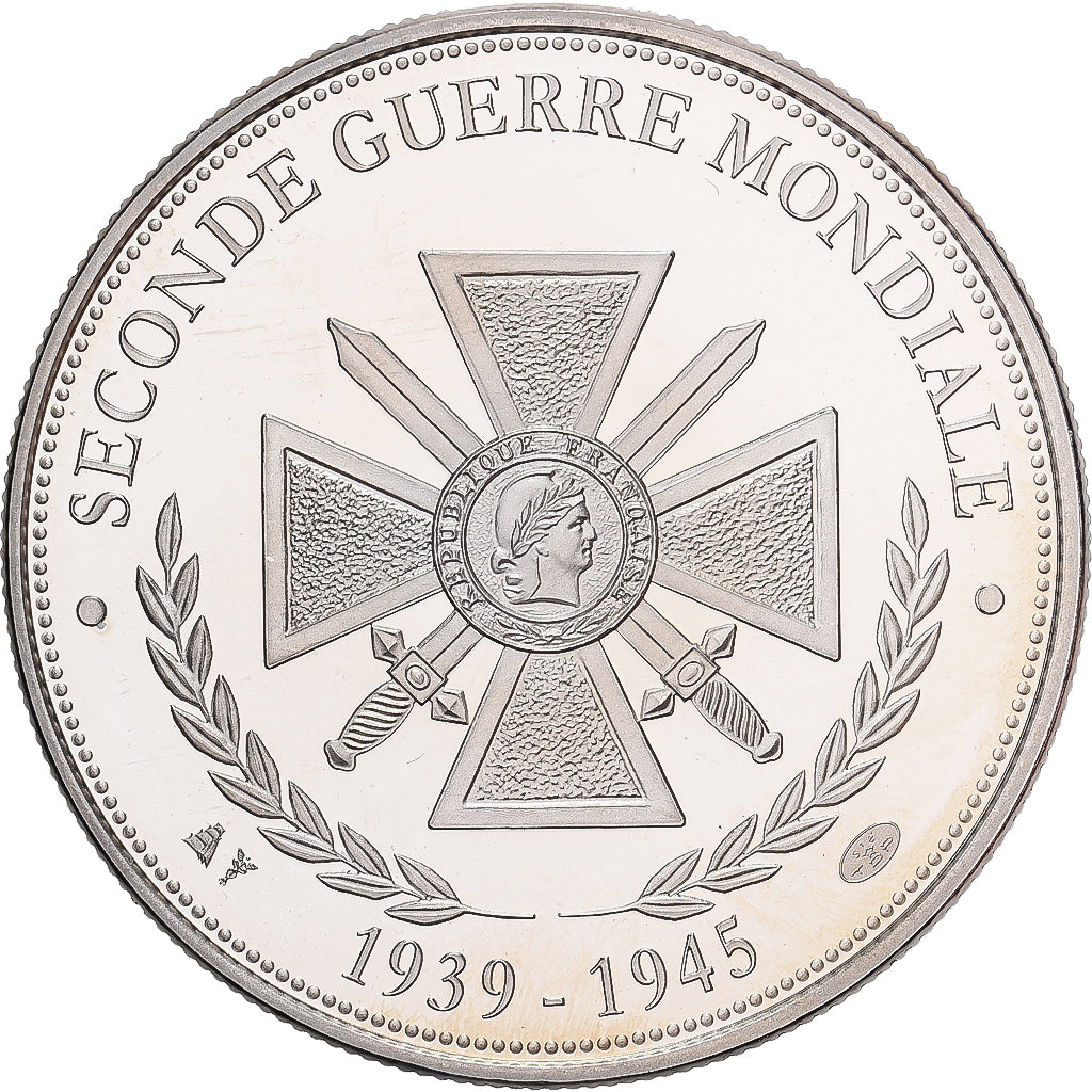 Francia, medaglia, Seconde Guerre Mondiale, Libération des Camps, Rame-nichel