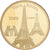 Francia, medaglia, Paris - La Tour Eiffel, Doratura in rame-nichel, SPL