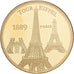 Francia, medaglia, Paris - La Tour Eiffel, Doratura in rame-nichel, SPL