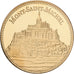 Francia, medaglia, Le Mont Saint-Michel, Doratura in rame-nichel, SPL
