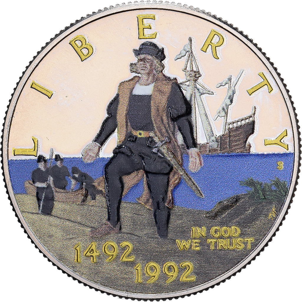 United States, Half Dollar, 1992, U.S. Mint, Proof, Copper-Nickel Clad Copper